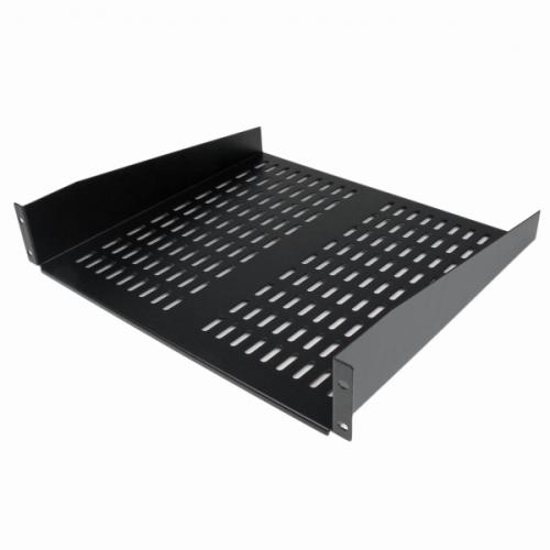 StarTech.com CABSHELFV 2U奥ふかさ16inユニバーサル放熱用細長い切口付き添い人据えつける式サーヴァー仕合わせ棚板カンチレバー型耐荷重22kg1.6粍冷延鋼板当て嵌める