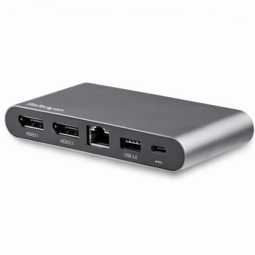 StarTech.com DK30C2DAGPD USBType-C接続マルチアダプタ4KDisplayPortx2Windows対応USB-C対応デュアルDPアダプタ2xUSB-Aポート100WPD3.0ギガビット有線LANポート