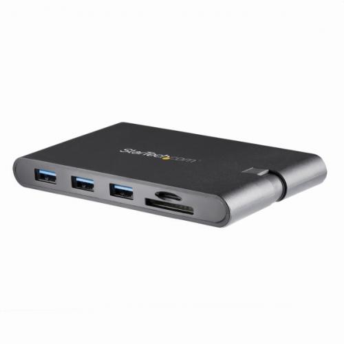 StarTech.com DKT30CHVSCPD USBType-C繋ぎ合わせるマルチアダプターMac/Windows相応うHDMI/VGA3xUSB3.0SD/microSD歌留多拡張スロットUSBPD3.0