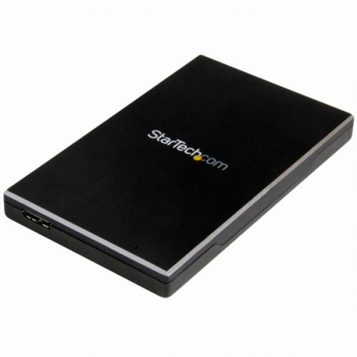 StarTech.com S251BMU313 USB3.1(10Gbps)接続2.5インチSATASSD/HDDドライブケースアルミ製ポータブル&シングルドライブケース