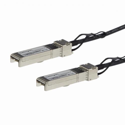StarTech.com SFPH10GBCU25 SFP+DACTwinaxケーブル2.5mCisco製SFP-H10GB-CU2-5M互換
