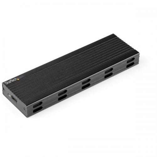 StarTech.com SM2E1BMU31C M.2SATASSDケース/USB3.1Gen2接続/10Gbps/NVMe(PCIe)NGFF(SATA)/B+M-Key/UASP