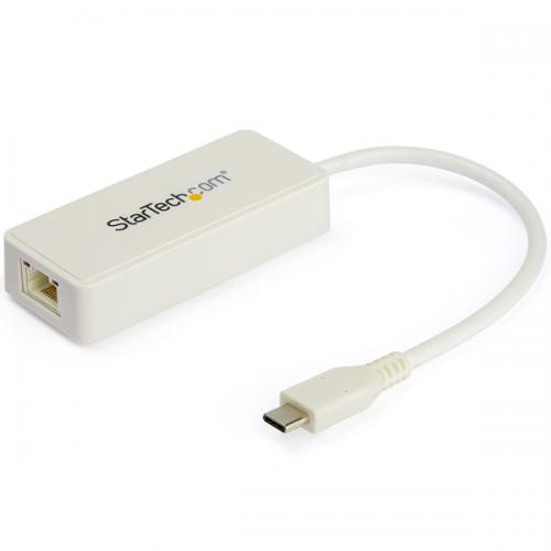 StarTech.com US1GC301AUW USBType-C有線LANアダプタホワイトUSB-Aポート付属USB-C-ギガビットEthernet変換NIC