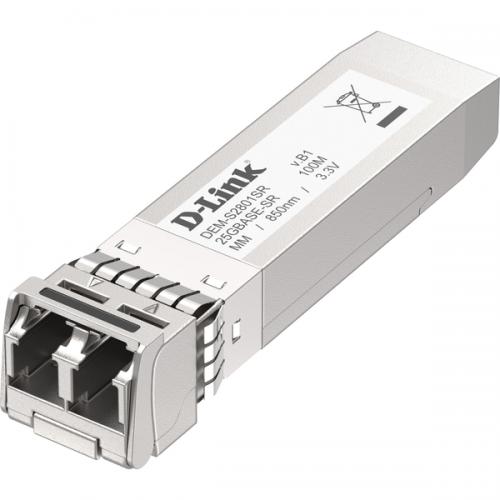 D-Link(ディーリンク) DEM-S2801SR/B1 SFP28モデュール、25G BASE-SR （繋ぎ:LC） 2芯マルチ流行り物、伝わらす不一致 最長100m、1年引きうける