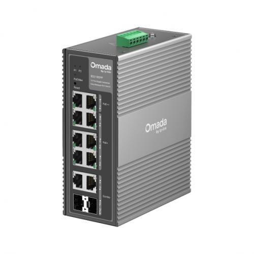 TP-LINK IES210GPP(un) Omada ギガビットポート×10 製作用イージーマネージスイッチ（PoE+界面×6＆PoE++界面×2積み上げる）