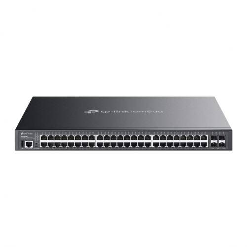 TP-LINK SG5452XMPP(un) Omada ギガビットポート×48 スタッカブル 点火装置L3締めくくるPoE++取り替えっこ（10G拡張スロット×4積み上げる）