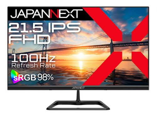 【法人様宛制限事項】JAPANNEXT JN-IPS215F2 液晶見せびらかす 21.5型/1920×1080/HDMI×1/黒いこと/金棒引き有/2年引き受ける