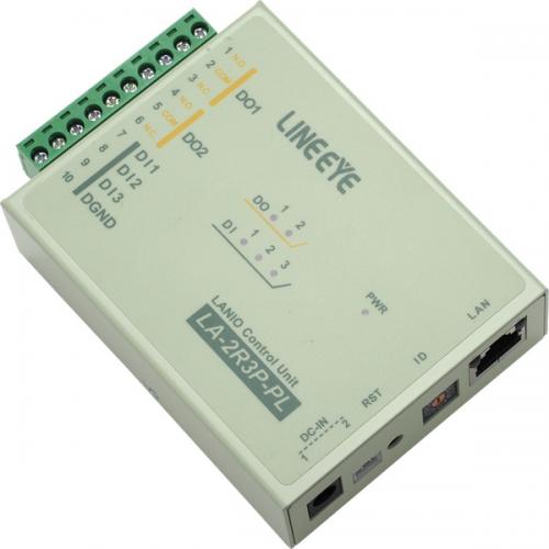 LINEEYE LA-2R3P-PL(G) LAN接続型デジタルIOユニット リレー（1c接点）2出力/ドライ接点3入力 微小負荷電流対応モデル 26,117円
