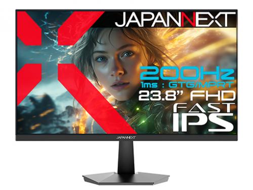 【法人様宛限定】JAPANNEXT JN-IPS238G200F2 ゲーミング液晶ディスプレイ 23.8型/1920×1080/HDMI×2、DP/ブラック/スピーカー有/2年保証