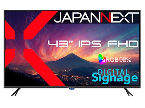 【法人様宛押さえる】JAPANNEXT JN-IPS43FHD2-U 液晶見せびらかす 43型/1920×1080/HDMI×3/黒いこと/金棒引き有/2年言いはなつ