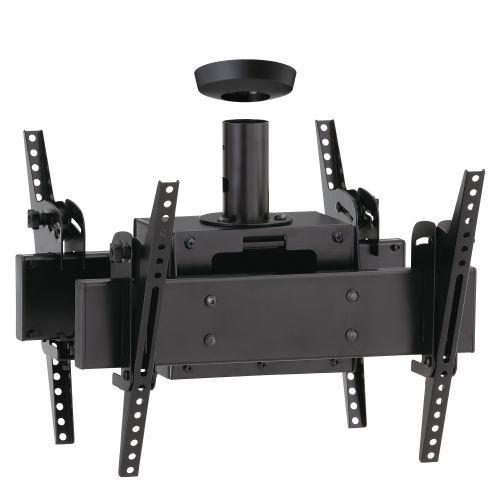 【法人様宛押さえる】ハヤミ工産 CH-T63B ツイン金具(両面) ～70V型/黒いこと