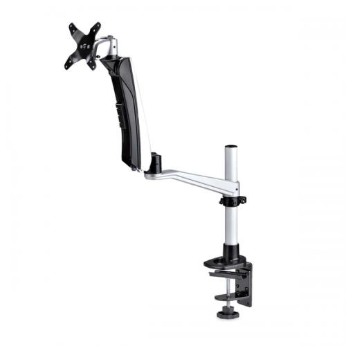 StarTech.com 1MP1ACG-MONITOR-ARM モニターアーム/Cクランプ グロメット/1画面/最大27インチ16:9 30インチ21:9/耐荷重9kg/VESA対応｜ISダイレクト店