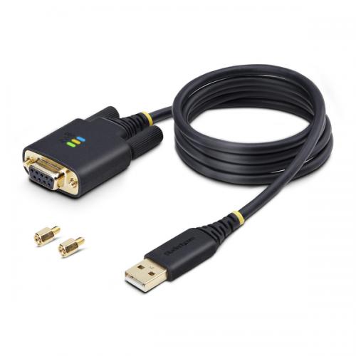 StarTech.com 1P3FFCNB-USB-SERIAL USB - RS232Cシリアル変換ケーブル/クロス/USB 2.0/1m/1ポート/ESD/シリアルコンバーター