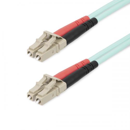 StarTech.com 450FBLCLC20 グラスファイバー有線テレビ/OM4マルチ流行り物/20m/LC-LC/50/125/2芯/100G/網状組織 パッチコード