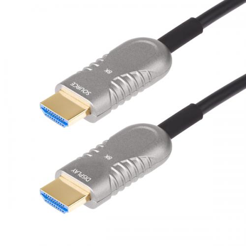 StarTech.com 8K-A-100F-HDMI-CABLE HDMI 2.1ケーブル/光ファイバー/30m/8K60Hz/難燃性材/オス-オス/ブラック/モニターケーブル