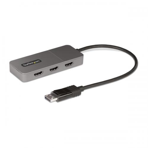 StarTech.com MST14DP123固定ディスク 見せびらかす アダプタ/DP1.4 - 3x HDMI 2.0/3画面/4K60サイクル/Winのみ/マルチ管する