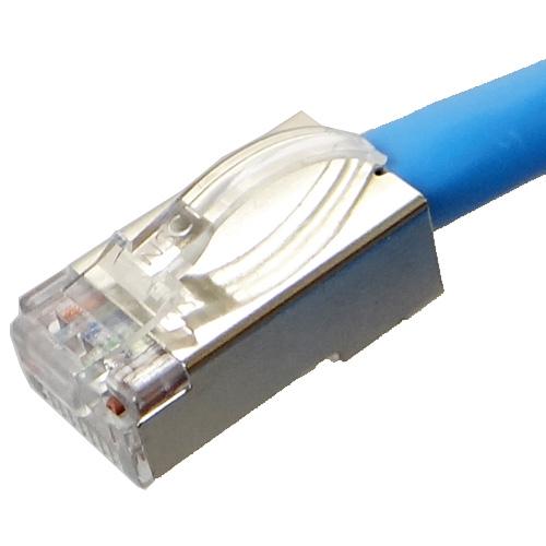 エイム電子 C6S-STP-LB-20 カテゴリ6 STPケーブル 単線 ストレート 水色 20m
