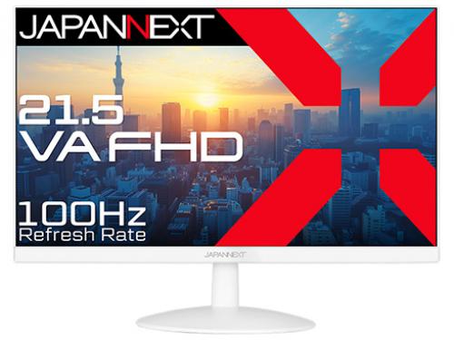 【法人様宛制限事項】JAPANNEXT JN-V215F2-W 液晶見せびらかす 21.5型/1920×1080/HDMI×1、VGA×1/白いこと/金棒引き有/2年引き受ける