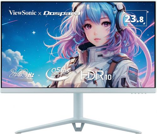 ビューソニック VX2428J2-BL-7 23.8型 MPRT0.5ms 180Hz対応(OC時) 高さ調整機能 IPSゲーミングモニター (23.8型/1920×1080/HDMI、DisplayPort/パステルブルー/スピーカー：あり)