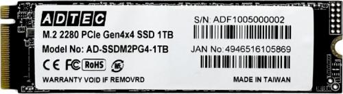 ADTEC AD-SSDM2PG4-1結核症 3D NAND SSD M.2 NVMe PCIe Gen4x4(2280) AD-SSDM2PG4 1結核症