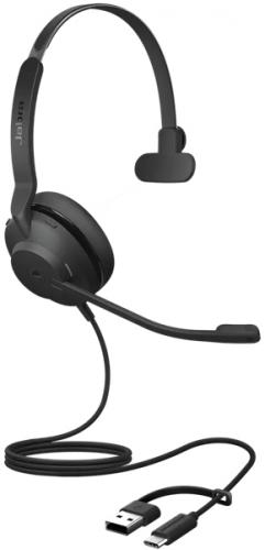 GNオーディオ 23189-899-779 Jabra USB上端仕掛ける USB-C/A 片耳 MS御墨付き「Jabra Evolve2 30 SE MS Mono USB C/A」