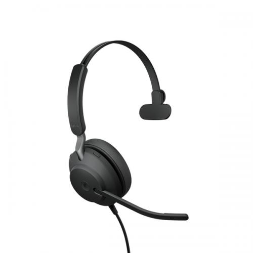 GNオーディオ 24189-899-799 Jabra USB上端仕掛ける USB-C/A 片耳 MS御墨付き「Jabra Evolve2 40 SE MS Mono USB C/A」