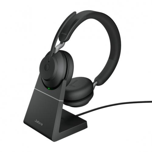 GNオーディオ 26599-989-889 Jabra 無線電話尖端仕掛ける USB-C 両耳 UC御墨付き 申し受ける照明ランプ付「Jabra Evolve2 65 UC Stereo USB-C Stand Black」