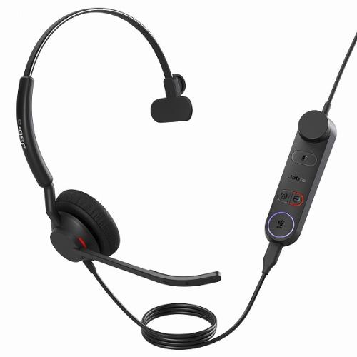 GNオーディオ 5093-299-2159 Jabra コンタクトセンター用ヘッドセット USB-C 片耳 MS認定 コントロールユニット付「Jabra Engage 50 II - (Engage 50 II Link) USB-C MS Mono」