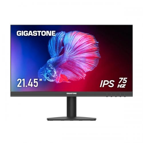 Gigastone GJLM-22FA51-2145 液晶モニター 21.45型/1920&times;1080/HDMI・VGA入力端子/ブラック/スピーカー無し/IPSパネル/178度広視野角/高解像度/75Hz/フルHD/フレームレス｜ISダイレクト店