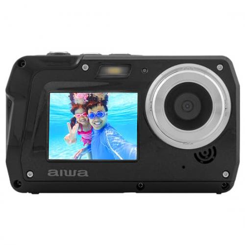 aiwaデジタル JA5-DCM0002 防水コンパクトデジタルカメラ aiwa cam DCW (1300万画素CMOSセンサー/3.0インチIPSディスプレイ/水深10m防水/電子手ブレ補正/AF/4倍デジタルズーム/自撮り撮影/軽量)|ISダイレクト店
