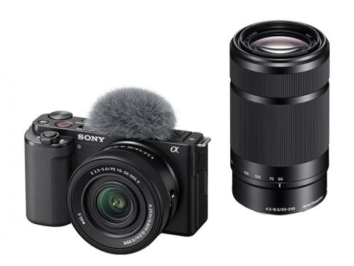 Sony ZV-E10X/B デジタル一眼写真機 α VLOGCAM ZV-E10 ダブルズームレンズキット 黒いこと
