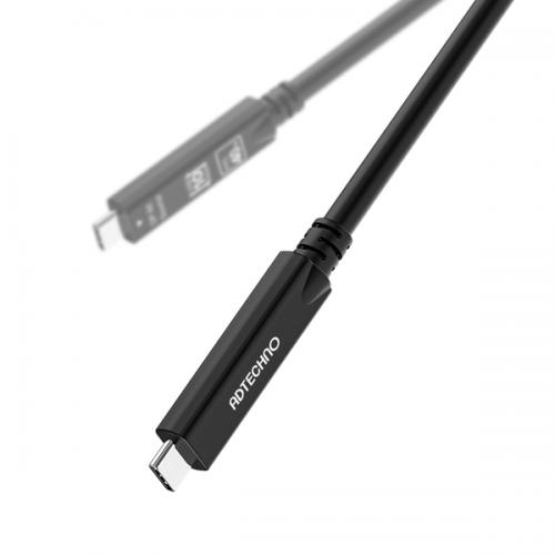 ADTECHNO AUC2-015M DP Alt \u0026amp; 10G相応う 光衣料繊維USB-CC有線テレビ 15m