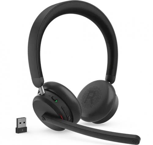 レノボ 4XD1S19777 Lenovo Dual-Mode 無線電話 アクティブノイズキャンセリング 頭顱書き割り 6550(USB Type-A 受信システム同梱)