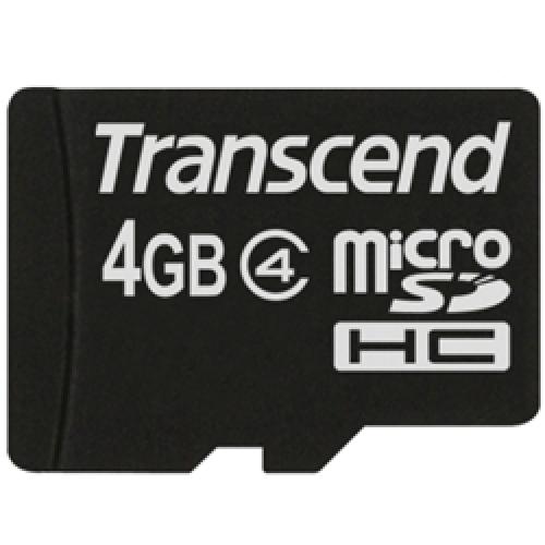 Transcend TS4GUSDC4 microSDHC歌留多 Class4 4GB