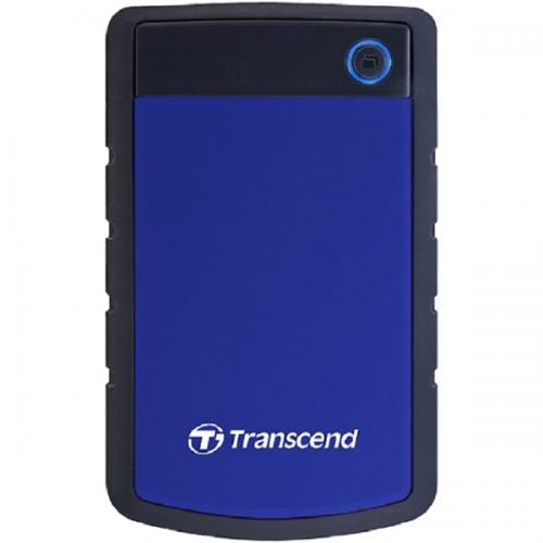 Transcend TS4TSJ25H3B 4結核症 2.5 Portable HDD StoreJet H3 Blue Anti-shock