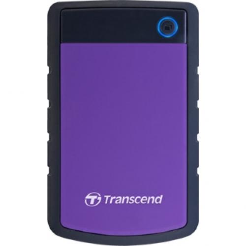 Transcend TS4TSJ25H3P 4結核症 2.5 Portable HDD StoreJet H3 Purple Anti-shock