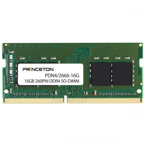 プリンストン大学 PDN4/2666-16G 16GB パソコン4-21300（DDR4-2666） 260pin SODIMM