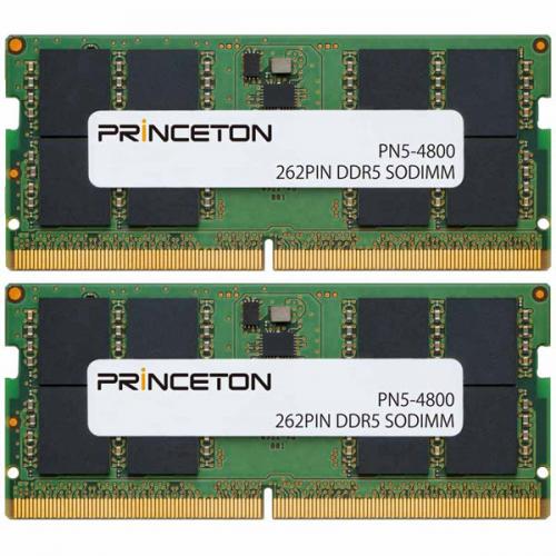 プリンストン PN5-4800-16GX2 32GB（16GB 2枚組） DDR5-4800 262Pin SODIMM｜ISダイレクト店