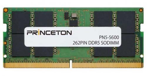 プリンストン大学 PN5-5600-16G 16GB DDR5-5600 262PIN SODIMM