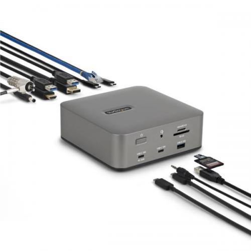 StarTech.com 215N-肺結核5USB4DOCK 縛ステイション/Thunderbolt 5/マルチ見せびらかす/最大限度8K60サイクル/140W/USBこしき/ローカルエリアネットワーク