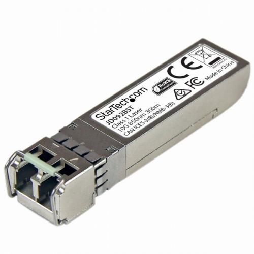 StarTech.com JD092B-ST SFP+モデュール／HPE製JD092B取り替えっこ／10GBASE-SR標準尺度／光トランシーバー／850航空マイル