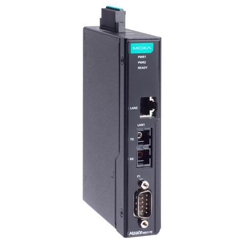 MOXA MGate MB3170-M-SC-G2 1界面 アドバンスド Modbus論理ゲート通い路 IEC62443-4-2標準尺度 RJ45×1 マルチ流行り物SC×1 DB9