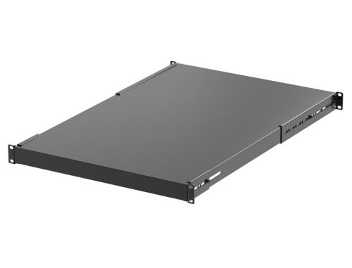 ATEN RA1300B 1U対応 奥行調整レール付 スリット棚板 (奥行:700mm) 黒｜ISダイレクト店