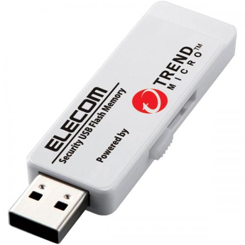 ELECOM MF-PUVT304GM3 管理ソフト対応セキュリティUSB3.0メモリ(トレンドマイクロ)/4GB/3年ライセンス｜ISダイレクト店
