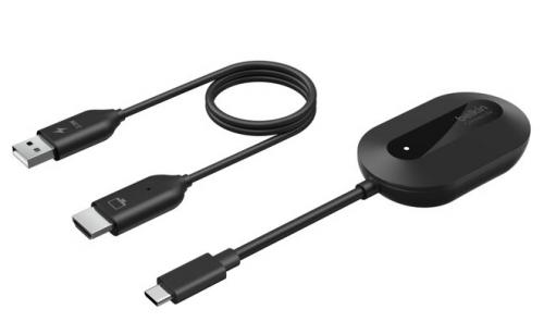 【法人様宛制限事項】Belkin AVC024dqBK Connect Air 無線電話HDMI見せびらかすアダプタ