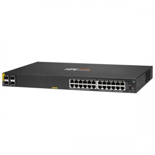 HPE R8N87B#ACF HPE Aruba Networking CX 6000 24G Class4 PoE 4SFP 370W Switch