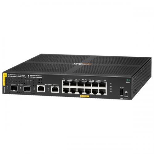 HPE R8N89B#ACF HPE Aruba Networking CX 6000 12G Class4 PoE 2G 2SFP 139W Switch｜ISダイレクト店