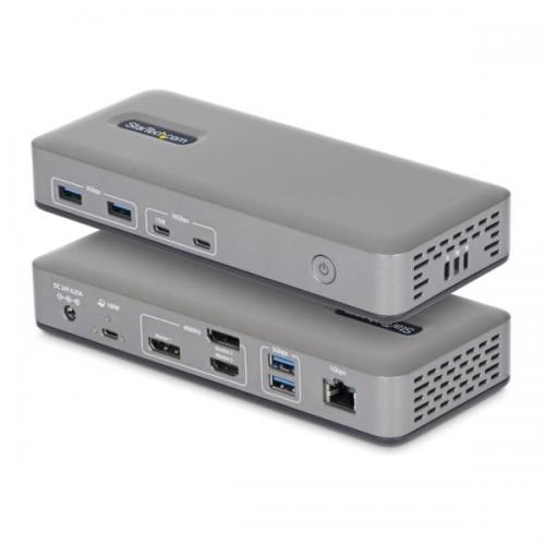 StarTech.com 199N-USBC-DOCK USB-C縛ステイション/3画面/4K DP+HDMI/100W/USBこしき/ローカルエリアネットワーク/Windows用