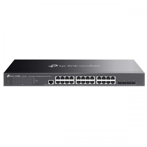 TP-LINK SG3428(UN) Omada ギガビットポート×24/SFP拡張スロット×4 L2+マネージスイッチ