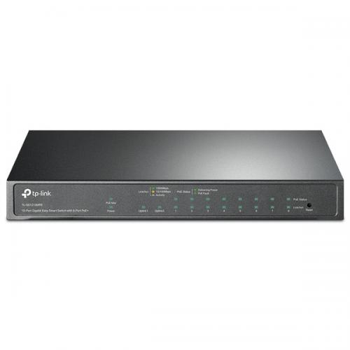 TP-LINK TL-SG1210MPE(UN) ギガビットポート×9/SFP拡張スロット×1 イージースマートスイッチ（PoE+界面×8）
